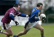 9 January 2005; Trevor Glendenning, Longford, in action against Michael Ennis, Westmeath. O'Byrne Cup, Quarter-Final, Longford v Westmeath, Pearse Park, Longford. Picture credit; David Maher / SPORTSFILE