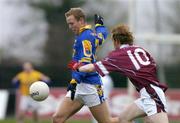 9 January 2005; Mark Lennon , Longford, in action against Alan Lambden, Westmeath. O'Byrne Cup, Quarter-Final, Longford v Westmeath, Pearse Park, Longford. Picture credit; David Maher / SPORTSFILE