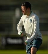 13 November 2013; Republic of Ireland's Seamus Coleman during squad training ahead of their Three International Friendly match against Latvia on Friday. Republic of Ireland Squad Training, Gannon Park, Malahide, Co. Dublin. Picture credit: David Maher / SPORTSFILE