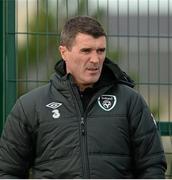 13 November 2013; Republic of Ireland assistant manager Roy Keane arrives for squad training ahead of their Three International Friendly match against Latvia on Friday. Republic of Ireland Squad Training, Gannon Park, Malahide, Co. Dublin. Picture credit: David Maher / SPORTSFILE