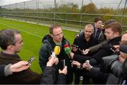 16 November 2013; Republic of Ireland manager Martin O'Neill during a management update ahead of their friendly international match against Poland on Tuesday. Republic of Ireland Management Update, Gannon Park, Malahide, Co. Dublin. Photo by Sportsfile