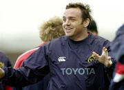 11 January 2005; Rob Henderson pictured during Munster Rugby squad training. Thomond Park, Limerick. Picture credit; Matt Browne / SPORTSFILE