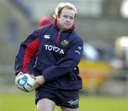 11 January 2005; Frank Sheahan in action during Munster Rugby squad training. Thomond Park, Limerick. Picture credit; Matt Browne / SPORTSFILE