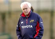 11 January 2005; Alan Gaffney, Munster Coach, pictured during Munster Rugby squad training. Thomond Park, Limerick. Picture credit; Matt Browne / SPORTSFILE
