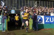 8 January 2005; Brian O'Driscoll, Leinster runs onto the pitch. Heineken European Cup 2004-2005, Round 5, Pool 2, Bath v Leinster, The Recreation Ground, Bath, England. Picture credit; Damien Eagers / SPORTSFILE