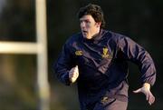 12 January 2005; Shane Horgan in action during Leinster Rugby squad training. Old Belvedere, Anglesea Road, Dublin. Picture credit; Matt Browne / SPORTSFILE