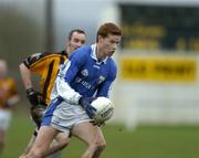 9 January 2005; Donal Miller, Laois, in action against Colm Begley, Kilkenny. O'Byrne Cup, Quarter-Final, Kilkenny v Laois, Pairc Lachtain, Freshford, Co. Kilkenny. Picture credit; Matt Browne / SPORTSFILE