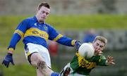 16 January 2005; Aidan Fitzgerald, Tipperary, in action against Marc O Se, Kerry. McGrath Cup, Tipperary v Kerry, Clonmel sports field, Clonmel, Co. Tipperary. Picture credit; Ray McManus / SPORTSFILE