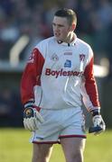 16 January 2005; Sean Connor, Louth goalkeeper with a kicking tee. O'Byrne Cup, Semi-Final, Louth v Westmeath, Gaelic Grounds, Drogheda, Co. Louth. Picture credit: Damien Eagers / SPORTFILE