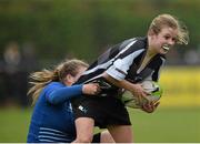 16 November 2013; Niamh Treacy, Connacht, is tackled by Jane Leahy, Leinster. Girls U18 Interprovincial Blitz, Westmanstown RFC, Westmanstown, Co. Dublin. Picture credit: Barry Cregg / SPORTSFILE