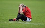 16 November 2013; A dejected Irene O'Herlihy, Munster after the game. Girls U18 Interprovincial Blitz, Westmanstown RFC, Westmanstown, Co. Dublin. Picture credit: Barry Cregg / SPORTSFILE