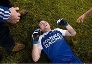 17 November 2013; Darren Lawn, Ballinderry Shamrocks, celebrates after the game. AIB Ulster Senior Club Football Championship, Semi-Final, Ballinderry Shamrocks, Derry v Kilcoo Owen Roes, Down. Athletic Grounds, Armagh. Photo by Sportsfile