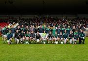 17 November 2013; The Roslea Shamrock squad. AIB Ulster Senior Club Football Championship, Semi-Final, Glenswilly, Donegal v Roslea Shamrocks, Fermanagh. Healy Park, Omagh, Co. Tyrone. Picture credit: Oliver McVeigh / SPORTSFILE