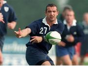 22 September 1998; Ireland's Conor O'Shea in action during squad training. Ireland Rugby Squad Training, Dr Hickey Park, Greystones, Co. Wicklow. Picture credit: Matt Browne / SPORTSFILE