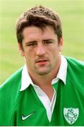22 September 1998; Emmet Byrne, Ireland. Ireland Rugby Head Shots. Picture credit: Matt Browne / SPORTSFILE