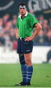 25 September1998; Emmet Byrne, Leinster. European Rugby Cup, Leinster v Stade Francais, Donnybrook, Dublin. Picture credit: Brendan Moran / SPORTSFILE