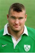 22 September 1998; Jeremy Davidson, Ireland. Ireland Rugby Head Shots. Picture credit: Matt Browne / SPORTSFILE