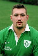 28 January 1998; Justin Fitzpatrick, Ireland. Ireland Rugby Head Shots. Picture credit: Brendan Moran / SPORTSFILE