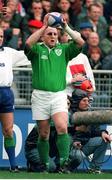 7 March 1998; Keith Wood, Ireland. Five Nations Rugby Championship, France v Ireland, Stade De France, Paris, France. Picture credit: Brendan Moran / SPORTSFILE