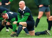 18 November 1998: Ireland's Keith Wood during squad training. Ireland Rugby Squad Training, Greystones RFC, Greystones, Co. Wicklow. Picture credit: Matt Browne / SPORTSFILE