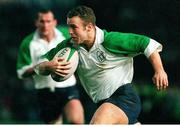 28 November 1998; Kevin Maggs, Ireland. International Rugby Friendly, Ireland v South Africa, Landsdowne Road, Dublin. Picture credit: Matt Browne / SPORTSFILE