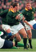 28 November 1998; Stefan Terblanche, South Africa. International Rugby Friendly, Ireland v South Africa, Landsdowne Road, Dublin. Picture credit: Brendan Moran / SPORTSFILE