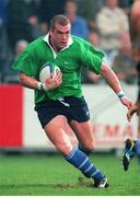 25 September1998; Victor Costello, Leinster. European Rugby Cup, Leinster v Stade Francais, Donnybrook, Dublin. Picture credit: Brendan Moran / SPORTSFILE