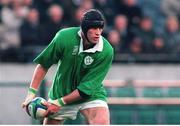 14 November 1998; Paddy Johns, Ireland. Rugby World Cup Qualifier, Ireland v Georgia, Lansdowne Road, Dublin. Picture credit: Matt Browne / SPORTSFILE