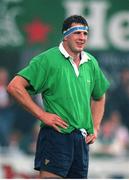 25 September1998; Pat Holden, Leinster. European Rugby Cup, Leinster v Stade Francais, Donnybrook, Dublin. Picture credit: Brendan Moran / SPORTSFILE