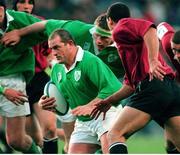 14 November 1998; Peter Clohessy, Ireland. Rugby World Cup Qualifier, Ireland v Georgia, Lansdowne Road, Dublin. Picture credit: David Maher / SPORTSFILE