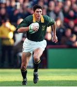 28 November 1998; Pieter Rossouw, South Africa. International Rugby Friendly, Ireland v South Africa, Landsdowne Road, Dublin. Picture credit: Brendan Moran / SPORTSFILE