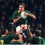28 November 1998; Gary Teichmann, South Africa. International Rugby Friendly, Ireland v South Africa, Landsdowne Road, Dublin. Picture credit: Matt Browne / SPORTSFILE