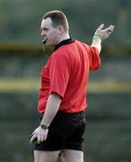 16 January 2005; Martin Collins, Referee. McGrath Cup, Tipperary v Kerry, Clonmel sports field, Clonmel, Co. Tipperary. Picture credit; Ray McManus / SPORTSFILE