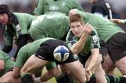 22 January 2005; Chris Keane, Connacht, in action against Cardiff Blues. Celtic League 2004-2005, Pool 1, Connacht v Cardiff Blues, Sportsground, Galway. Picture credit; Matt Browne / SPORTSFILE
