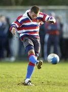 20 January 2005; Brian McNamara, Templeogue College. Leinster Schools Vinnie Murray Senior Cup, Templeogue College v Skerries Community College, Dr Hickey Park, Greystones, Co. Wicklow. Picture credit; Damien Eagers / SPORTSFILE