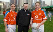 22 January 2005; Armagh players Enda McNulty, Steven McDonnell and Francie Bellew before the game. Exhibition Game, 2003 Vodafone All-Stars v 2004 Vodafone All-Stars, Hong Kong Football Club, Hong Kong, China. Picture credit; Ray McManus / SPORTSFILE