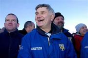 23 January 2005; A delighted Mick O'Dwyer, Laois manager, at the end of the game. O'Byrne Cup Final, Westmeath v Laois, Cusack Park, Mullingar, Co. Westmeath. Picture credit; David Maher / SPORTSFILE