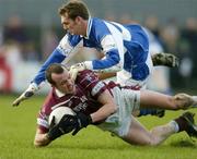 23 January 2005; Rory O'Connell, Westmeath, in action against Noel Garvan, Laois. O'Byrne Cup Final, Westmeath v Laois, Cusack Park, Mullingar, Co. Westmeath. Picture credit; David Maher / SPORTSFILE