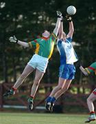 26 January 2005; Jacko Dalton, Carlow IT, in action against Tom Walsh, DIT. Datapac Sigerson Cup, Preliminary Round, DIT v Carlow IT, Ballymun Kickhams, Dublin. Picture credit; Pat Murphy / SPORTSFILE
