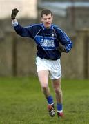 28 January 2005; David Marshall, Garda College Templemore, celebrates after scoring a goal. Datapac Sigerson Cup, Preliminary Round, Garda College, Templemore v University of Ulster, Coleraine, County Grounds, Drogheda, Co. Louth. Picture credit; Damien Eagers / SPORTSFILE