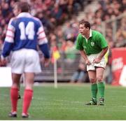 7 March 1998; Andy Ward, Ireland. Five Nations Rugby Championship, France v Ireland, Stade De France, Paris, France. Picture credit: Brendan Moran / SPORTSFILE