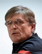 18 November 2013; Poland head coach Adam Nawalka during a press conference ahead of their Friendly International game against the Republic of Ireland on Tuesday. Poland Press Conference, Municipal Stadium, Poznan, Poland. Picture credit: David Maher / SPORTSFILE