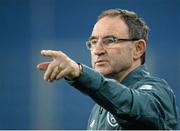 18 November 2013; Republic of Ireland manager Martin O'Neill during squad training ahead of their international friendly against Poland on Tuesday. Republic of Ireland Squad Training, Municipal Stadium, Poznan, Poland. Picture credit: David Maher / SPORTSFILE