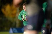 19 November 2013; Ireland's Sean O'Brien in action during squad training ahead of their Guinness Series International match against New Zealand on Sunday. Ireland Rugby Squad Training, Carton House, Maynooth, Co. Kildare. Picture credit: Brendan Moran / SPORTSFILE