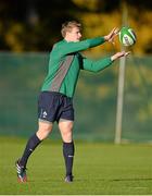 19 November 2013; Ireland's Andrew Trimble in action during squad training ahead of their Guinness Series International match against New Zealand on Sunday. Ireland Rugby Squad Training, Carton House, Maynooth, Co. Kildare. Picture credit: Brendan Moran / SPORTSFILE
