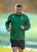19 November 2013; Ireland's Darren Cave arrives before squad training ahead of their Guinness Series International match against New Zealand on Sunday. Ireland Rugby Squad Training, Carton House, Maynooth, Co. Kildare. Picture credit: Brendan Moran / SPORTSFILE