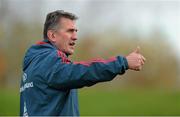 19 November 2013; Munster head coach Rob Penney during squad training ahead of their Celtic League 2013/14, Round 8, game against Cardiff Blues on Saturday. Munster Rugby Squad Training and Press Briefing, University of Limerick, Limerick. Picture credit: Diarmuid Greene / SPORTSFILE