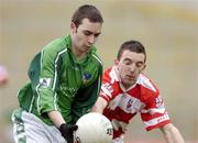30 January 2005; Gerard Ahern, Limerick, in action against Padraig Sheehan, Cork IT. McGrath Cup Final, Limerick v Cork IT, Gaelic Grounds, Limerick. Picture credit; Matt Browne / SPORTSFILE