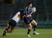 30 January 2005; Shane Horgan, Leinster, in action against Jason Forster, The Dragons. Celtic League 2004-2005, Pool 1, Leinster v The Dragons, Lansdowne Road, Dublin. Picture credit; Brian Lawless / SPORTSFILE