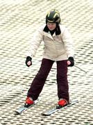 29 January 2005; Fiona Bryson, from Stillorgan, in action during the last Team Ireland training session prior to travelling to the 2005 Special Olympics Winter World Games. Ski Club of Ireland, Kilternan, Co. Wicklow. Picture credit; Damien Eagers / SPORTSFILE